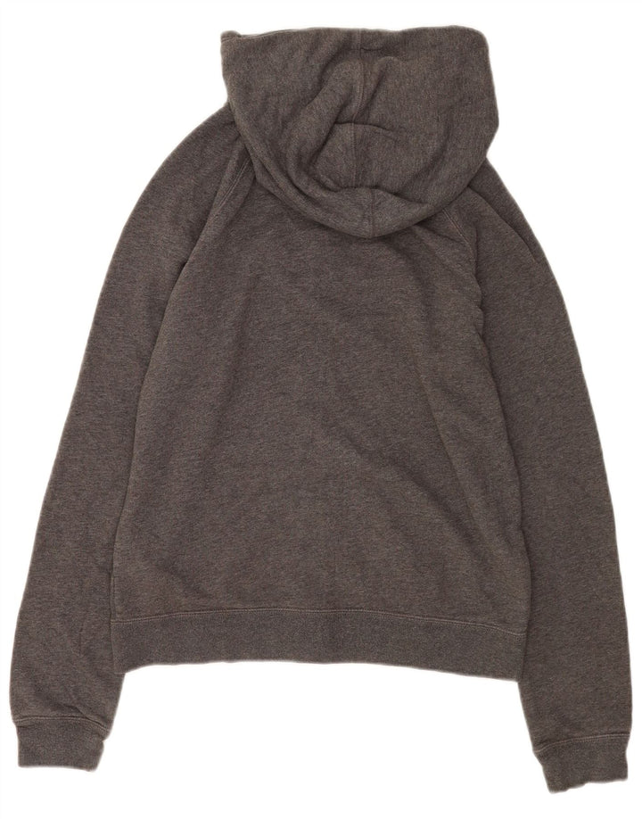 Pulover Nike pentru femei cu fermoar, UK 14, bumbac gri mediu
