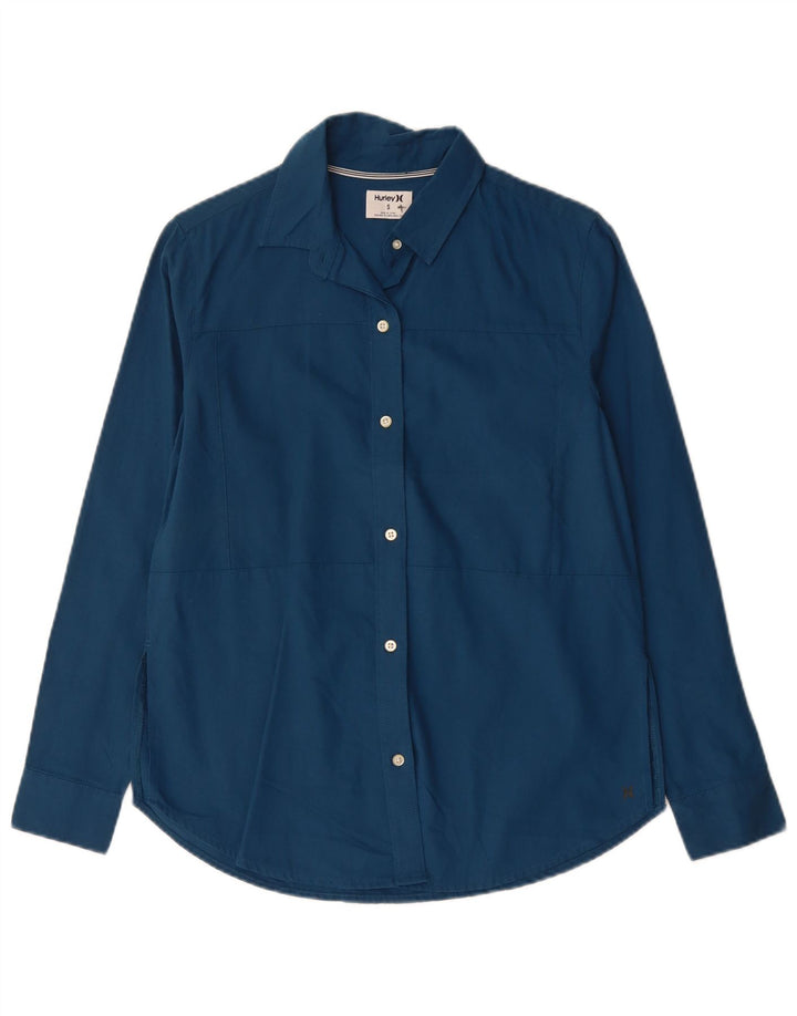 Cămașă Hurley pentru femei UK 10 Small Blue Poliester