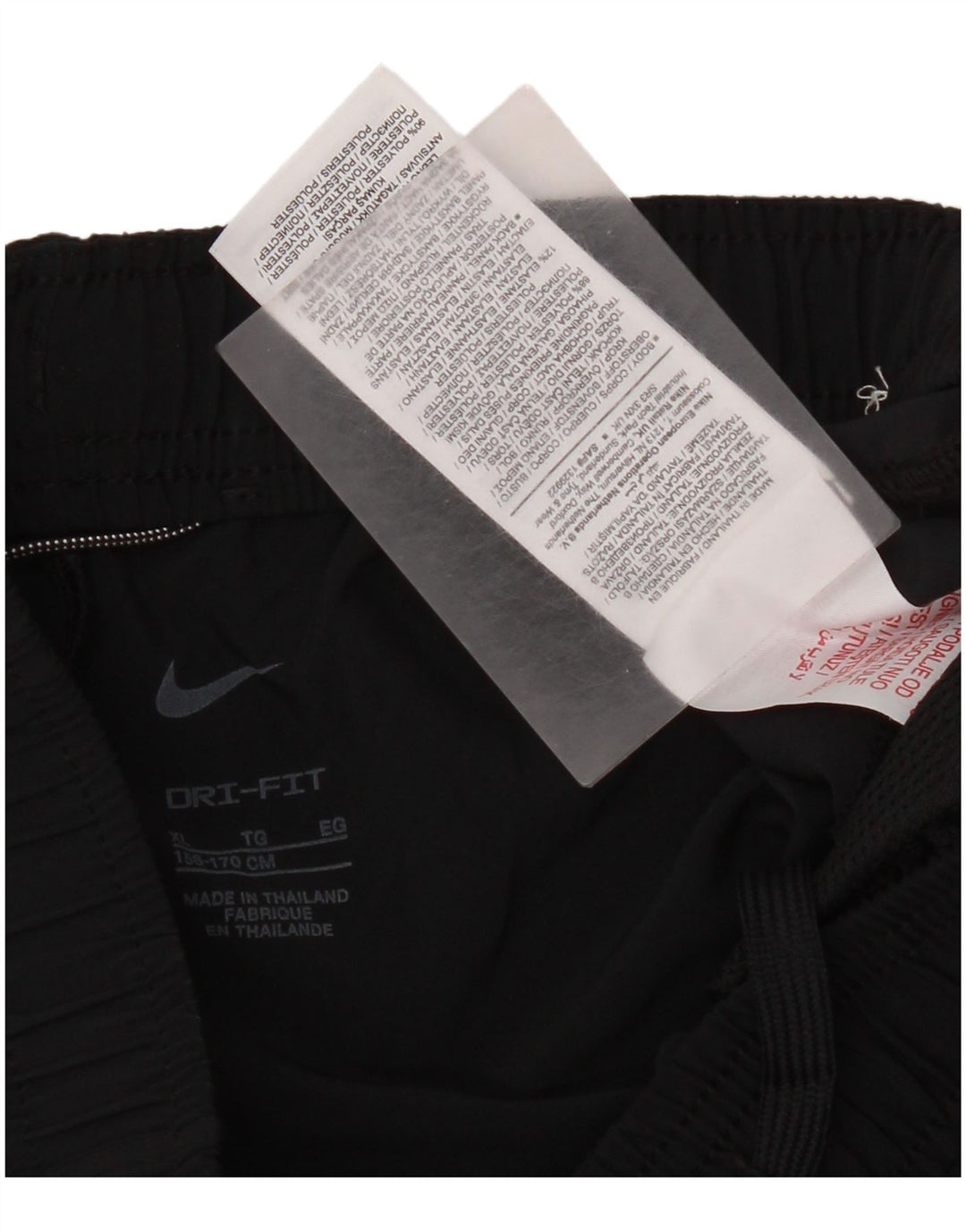 Nike Băieți Dri Fit Pantaloni de trening Pantaloni de jogging 13-14 ani XL Negru Poliester