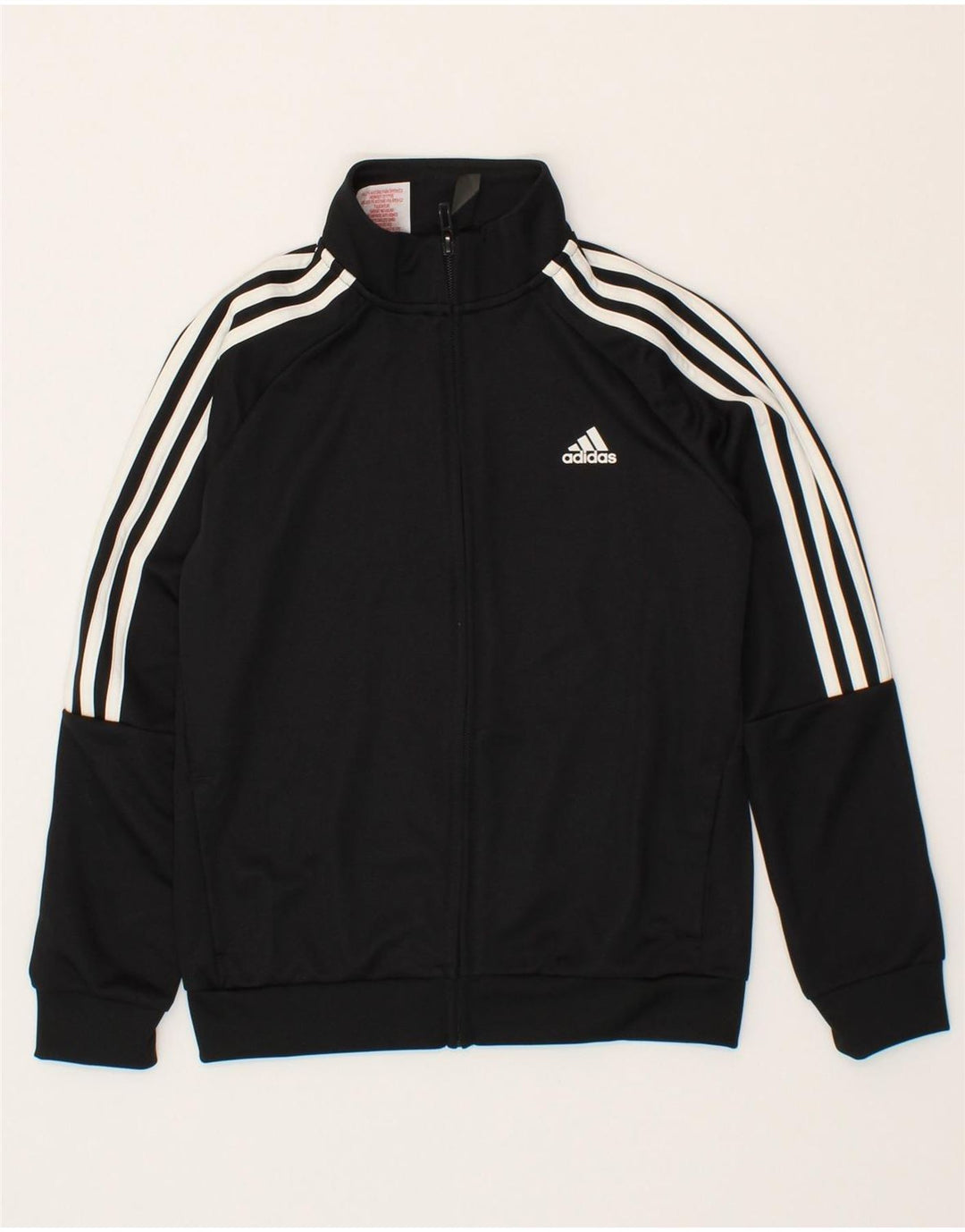 ADIDAS Boys Aeroready Tracksuit Top Jacket 9-10 Years Black Polyester Vintage Adidas and Second-Hand Adidas from Messina Hembry 