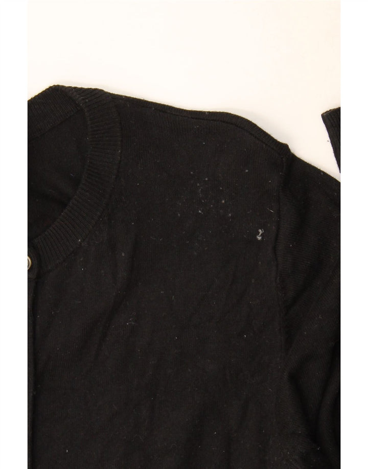 Pulover cardigan pentru femei Marks & Spencer UK 12 Medium Black Viscose