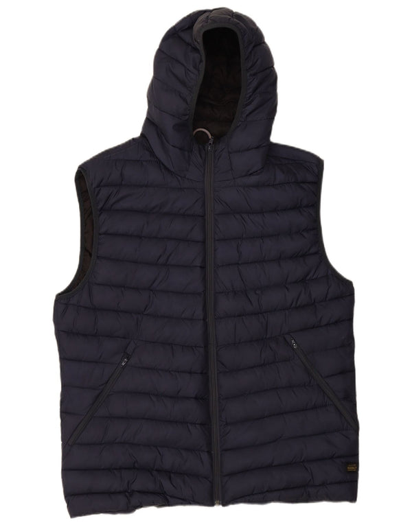 Gilet căptușit cu glugă pentru femei SCOTCH & SODA UK 20 2XL bleumarin