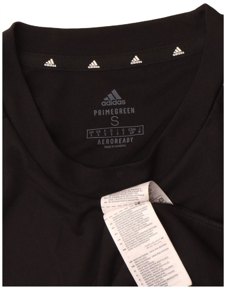 Tricou cu grafică Adidas Aeroready pentru bărbați Top mic poliester negru