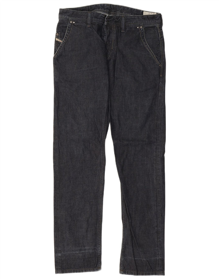Diesel Bhetto Regular Slim Straight Jeans pentru bărbați L31 L32 Bumbac albastru