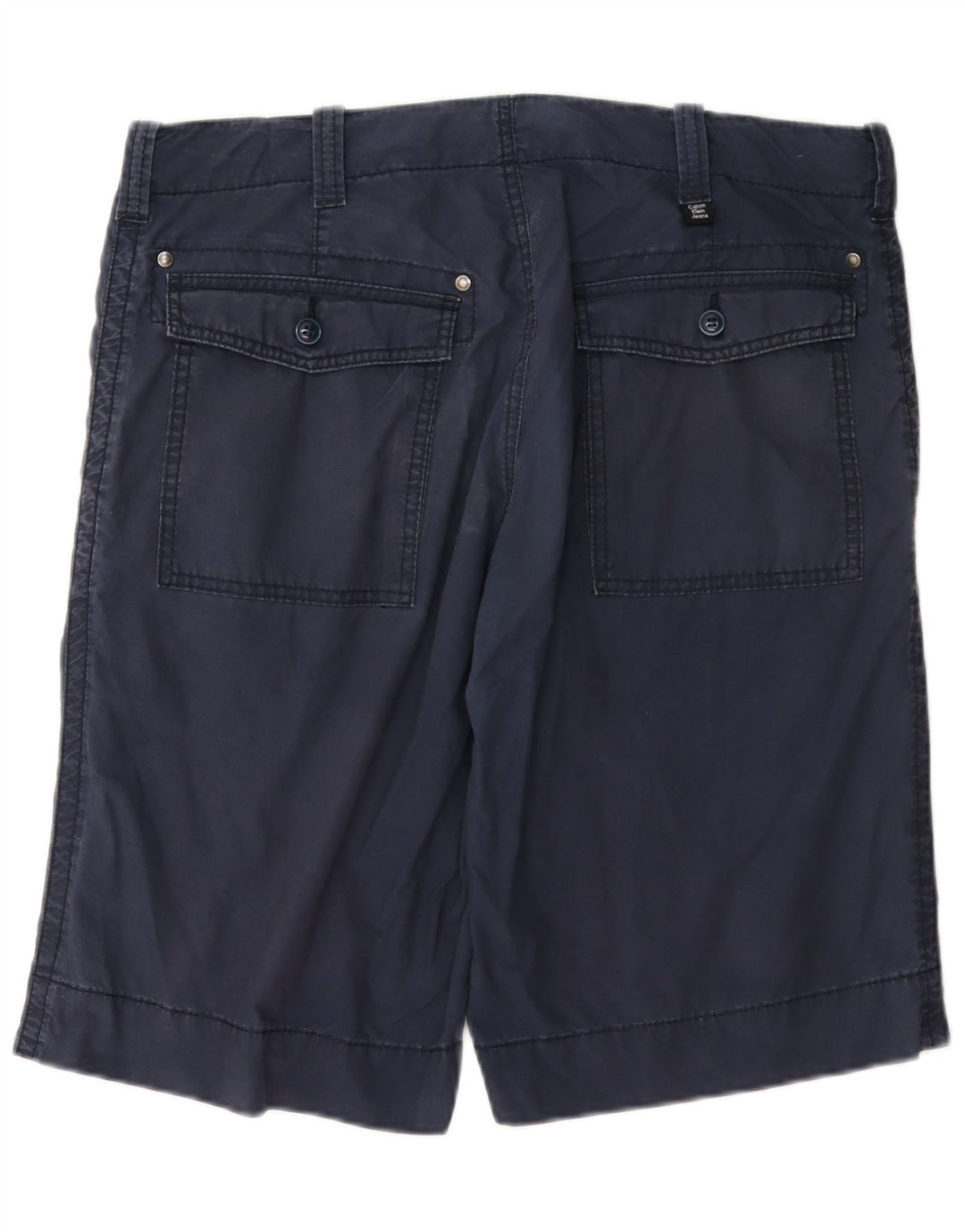 Pantaloni scurți chino pentru bărbați Calvin Klein W32 bumbac albastru bleumarin mediu