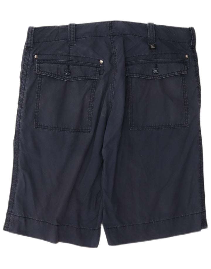 Pantaloni scurți chino pentru bărbați Calvin Klein W32 bumbac albastru bleumarin mediu