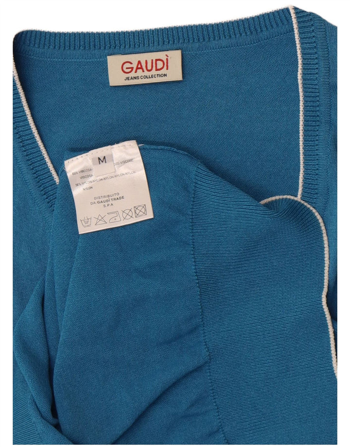 Gaudi Mens Vest Tank Top Viscoza Albastru Mediu