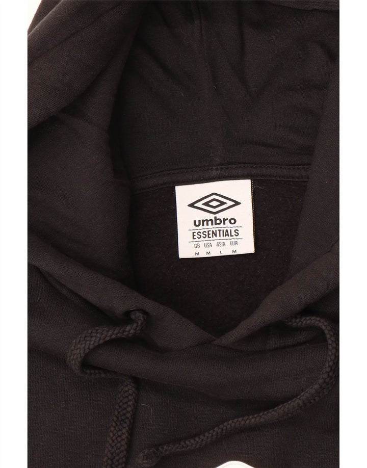 Pulover Umbro pentru bărbați cu capota, negru mediu