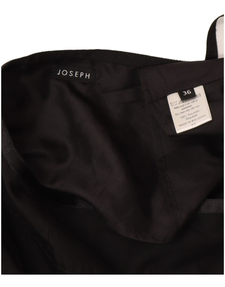 Fusta Wrap pentru femei JOSEPH EU 36 Small W26 Black Triacetate Classic