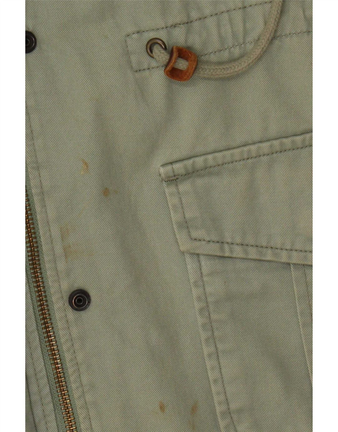 Jachetă cu glugă Levi's pentru femei UK 10, bumbac verde mic