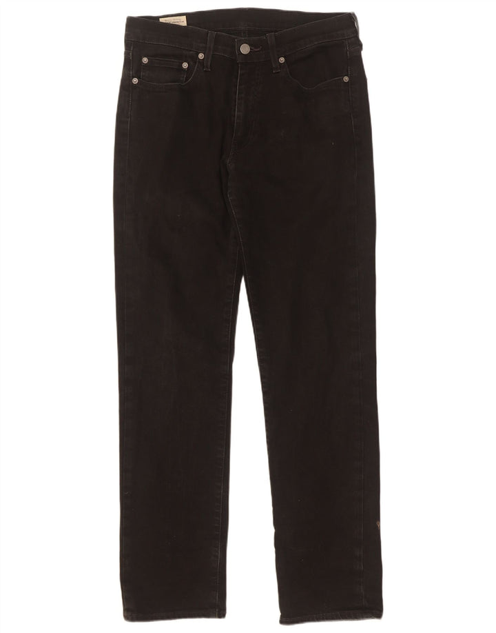 Blugi drepti pentru bărbați Levi's W30 L32 bumbac negru