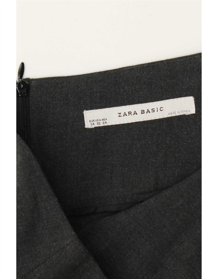 Fusta Creion Femei Zara EU 34 2XS W24 Gri