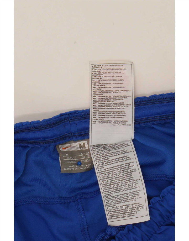 Pantaloni scurți sport Nike pentru bărbați, poliester albastru mediu