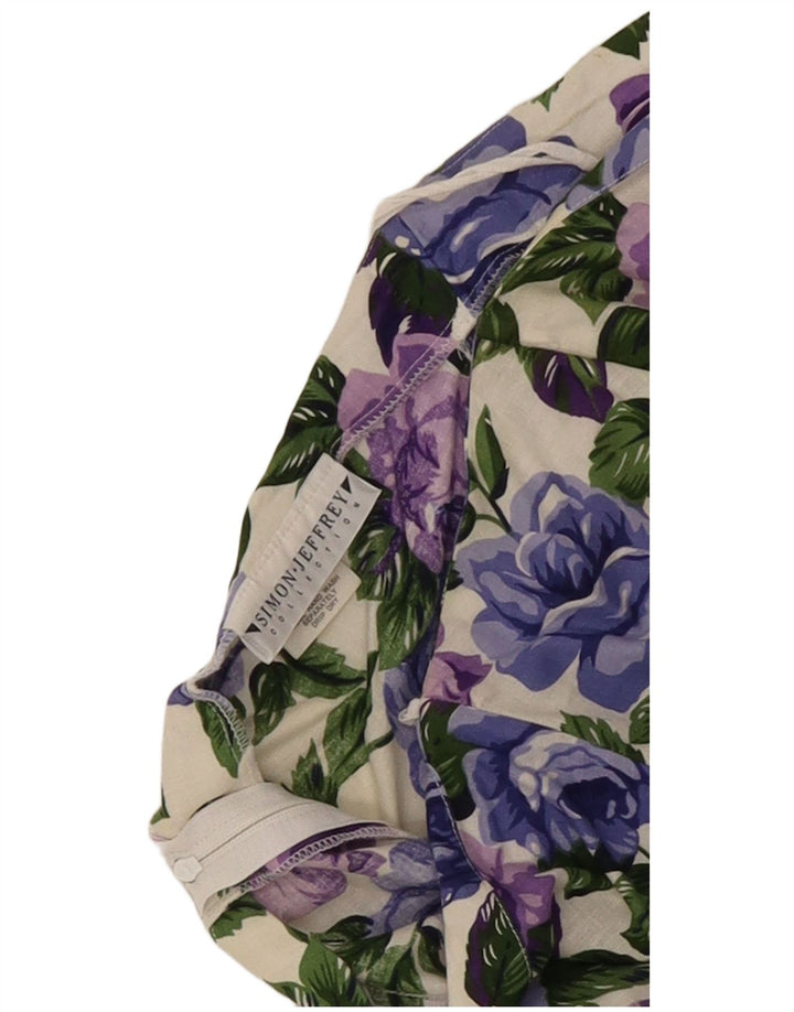 Simon Jeffrey rochie pentru femei fără bretele UK 16 mare, multicoloră, florală