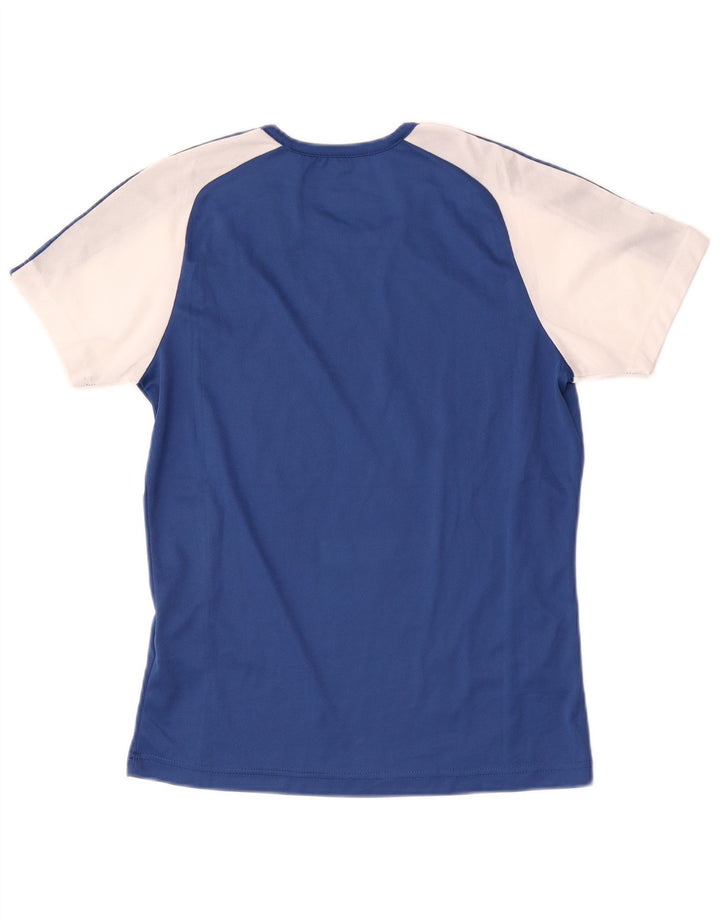 Tricou Champion pentru femei Top UK 12 Medium Blue Colorblock Poliester