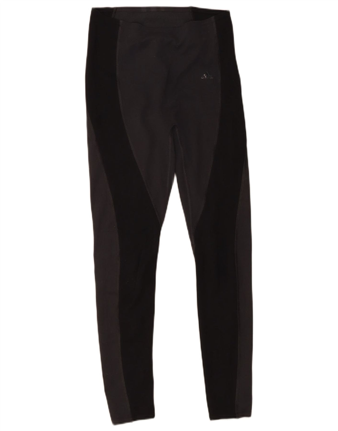 Leggings pentru femei Adidas UK 8/10, negru, poliester color bloc