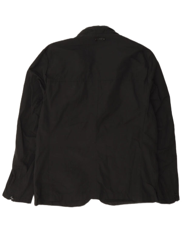 Jachetă pentru bărbați Dkny cu 3 nasturi, UK 40, bumbac negru mare