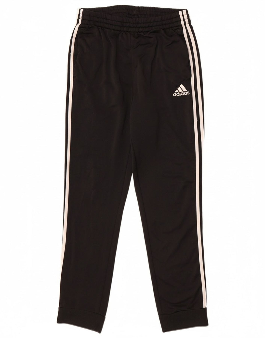 ADIDAS Mens Tracksuit Trousers Joggers Small  Black Polyester