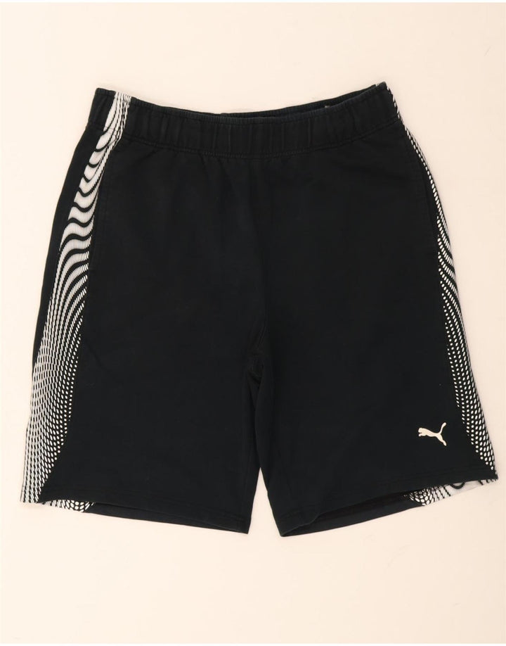 Pantaloni scurți sport Puma pentru bărbați, mari, negru, geometric