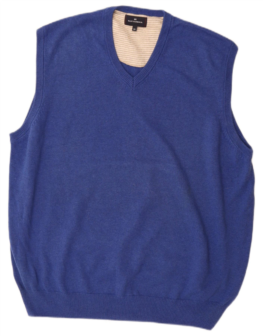 Bluză pentru bărbați Marks & Spencer Blue Harbour Vest, 2XL, bumbac albastru