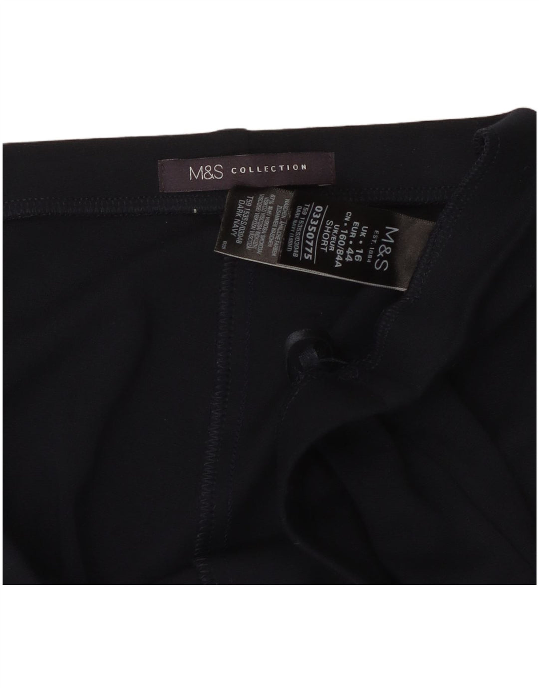 Pantaloni de trening pentru femei Marks & Spencer UK 16, mari, bleumarin, viscoză