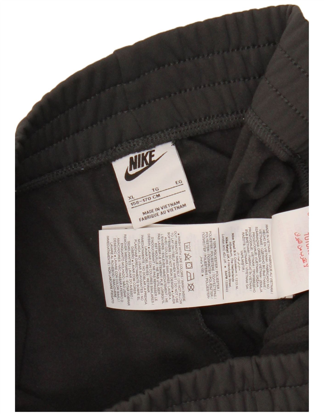 Nike băieți pantaloni de trening Pantaloni de jogging 13-14 ani XL poliester gri