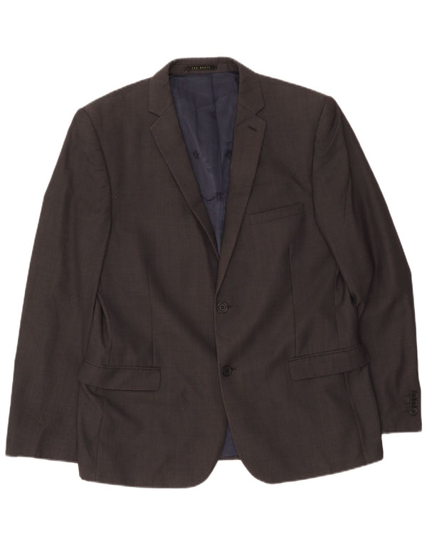Jachetă pentru bărbați Ted Baker cu 2 nasturi, UK 42 XL, lână gri