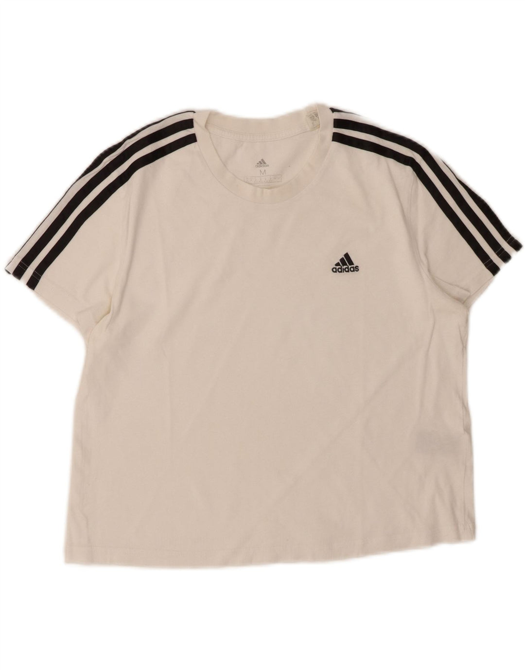 Tricou grafic Adidas pentru femei Top UK 14 Medium White Bumbac