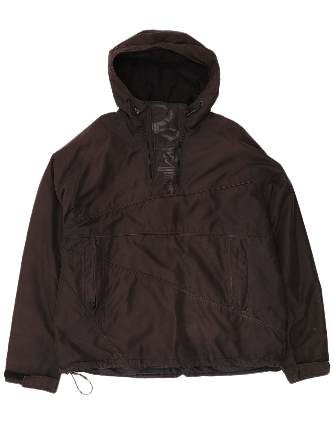 Jachetă Windbreaker cu pulover grafic Quiksilver pentru bărbați UK 40 Large Black