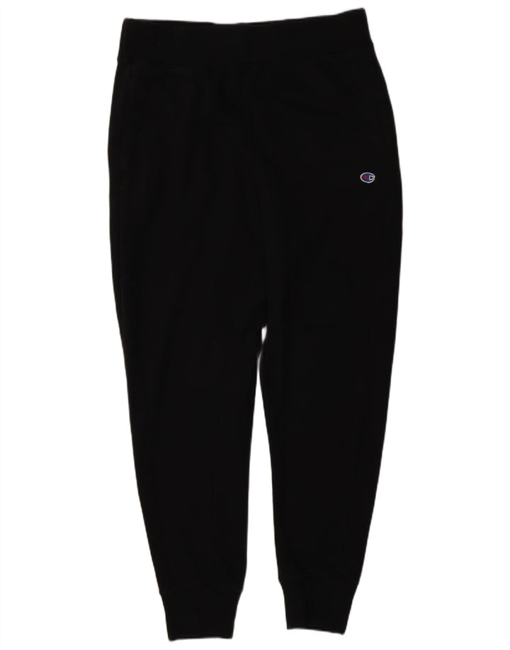 Pantaloni de trening pentru bărbați Champion Pantaloni de jogging Bumbac mediu negru