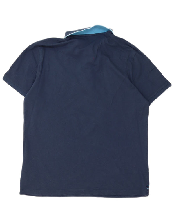 Cămașă polo pentru bărbați Gas XL din bumbac bleumarin