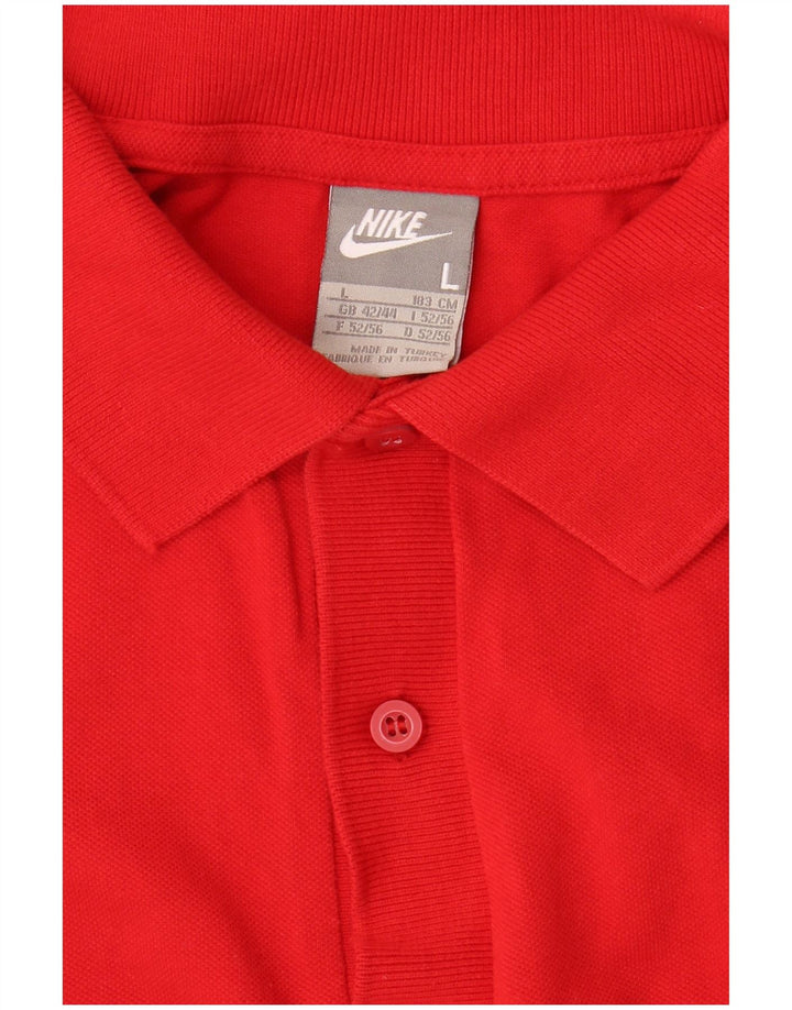 Tricou polo Nike pentru bărbați UK 42/44 Large Red