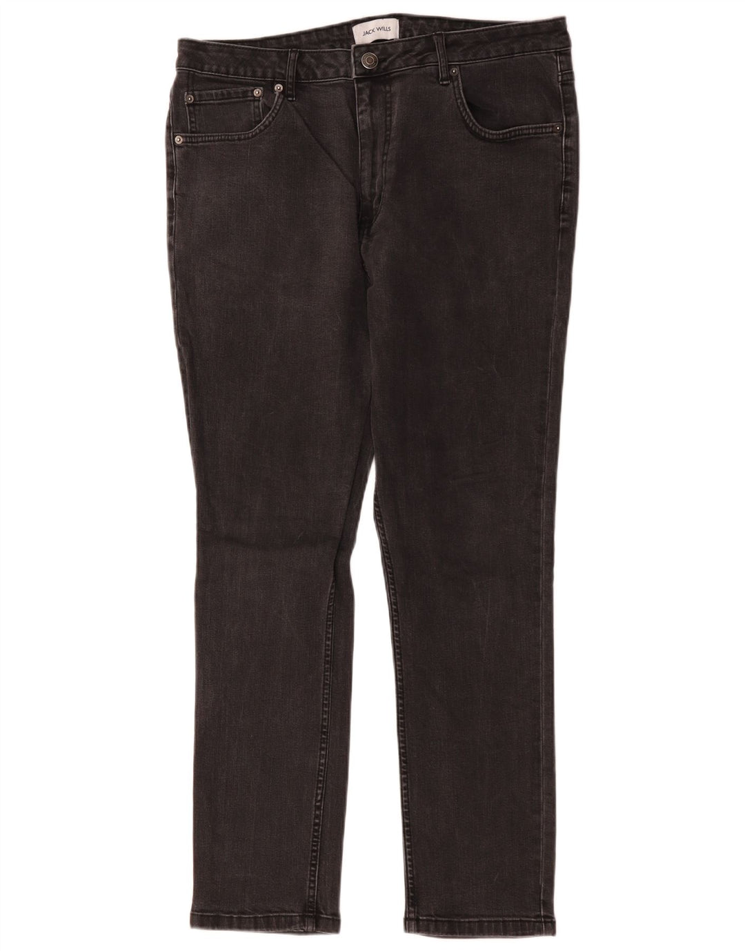Blugi skinny pentru bărbați Jack Wills W36 L28 bumbac negru