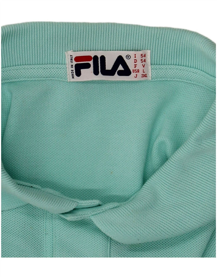 Tricou polo FILA pentru bărbați IT 54 XL Turcoaz