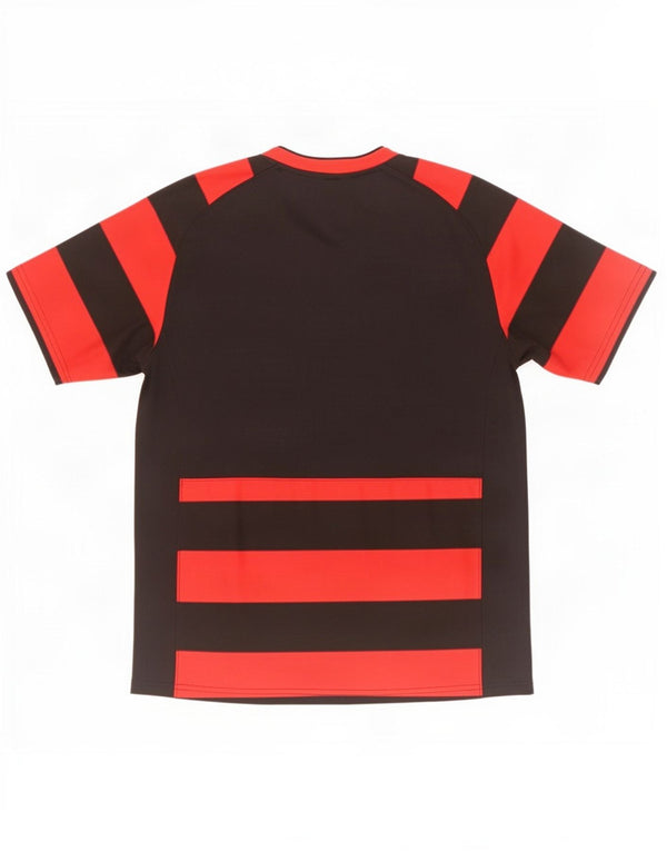 Nike Boys T-Shirt Top 13-14 Years XL Black Striped Polyester