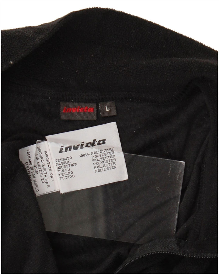 Pulover pentru bărbați INVICTA, cu fermoar și gât, mare, negru