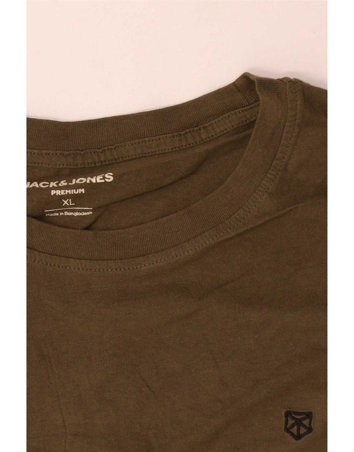 Tricou Jack & Jones pentru bărbați Top XL Kaki