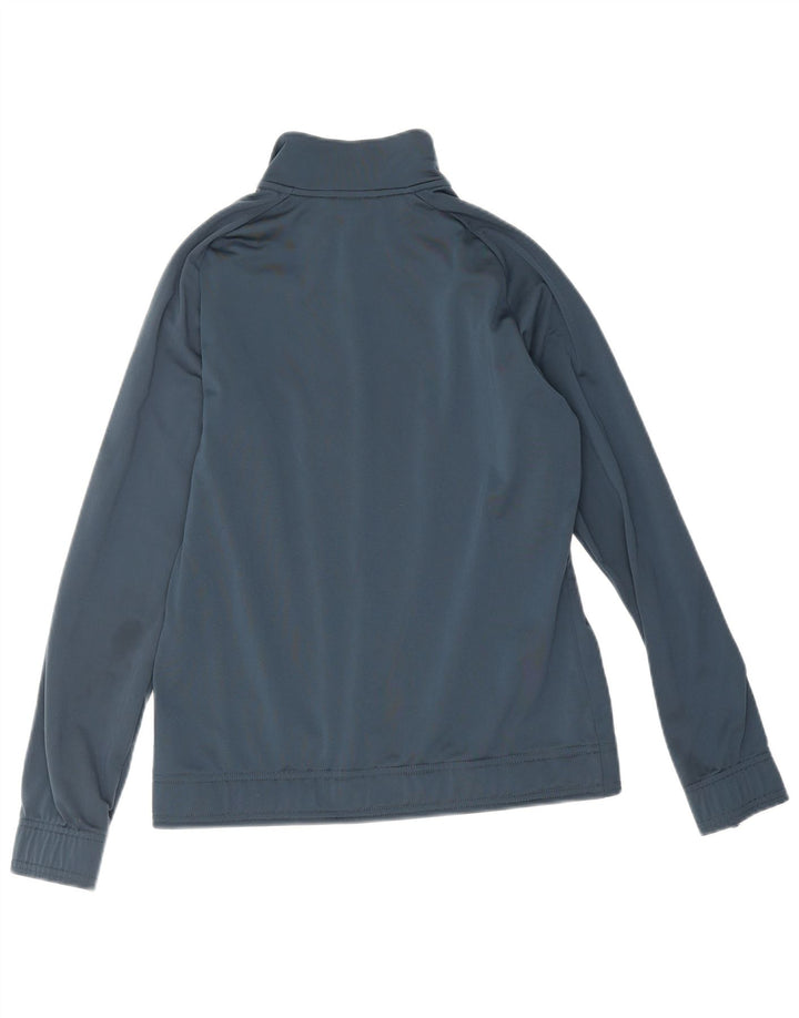 Jachetă de top pentru trening Puma pentru femei UK 10 Small Blue Colorblock Poliester
