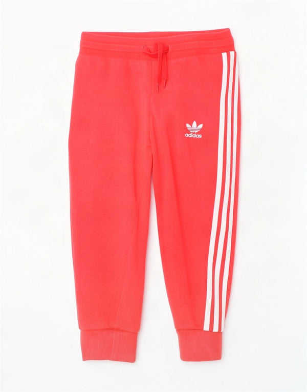 Adidas Fete Trening Pantaloni Joggeri 2-3 Ani Roșu Bumbac