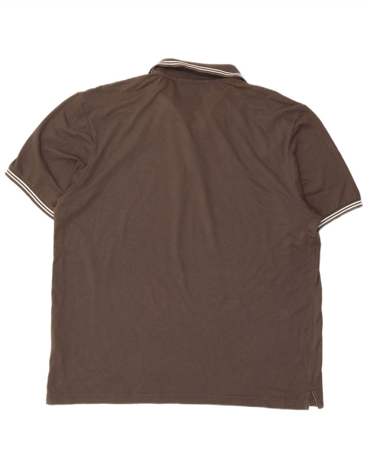 Tricou polo pentru bărbați CHAMPION Easy Fit, bumbac maro 3XL