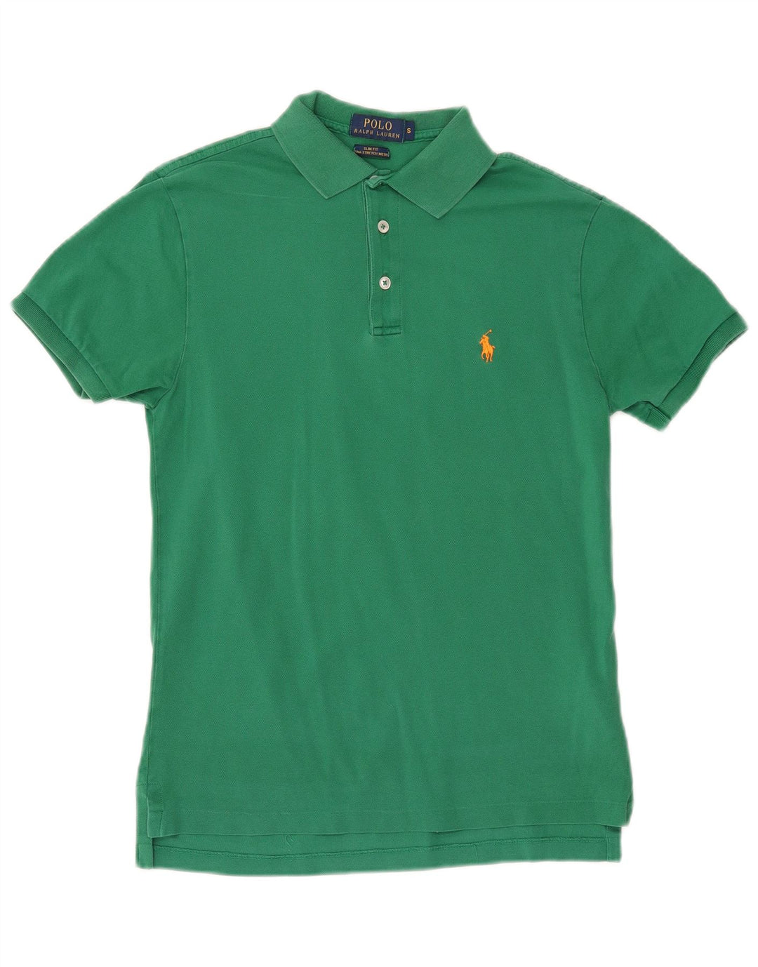 POLO RALPH LAUREN Cămașă polo slim pentru bărbați, bumbac verde mic