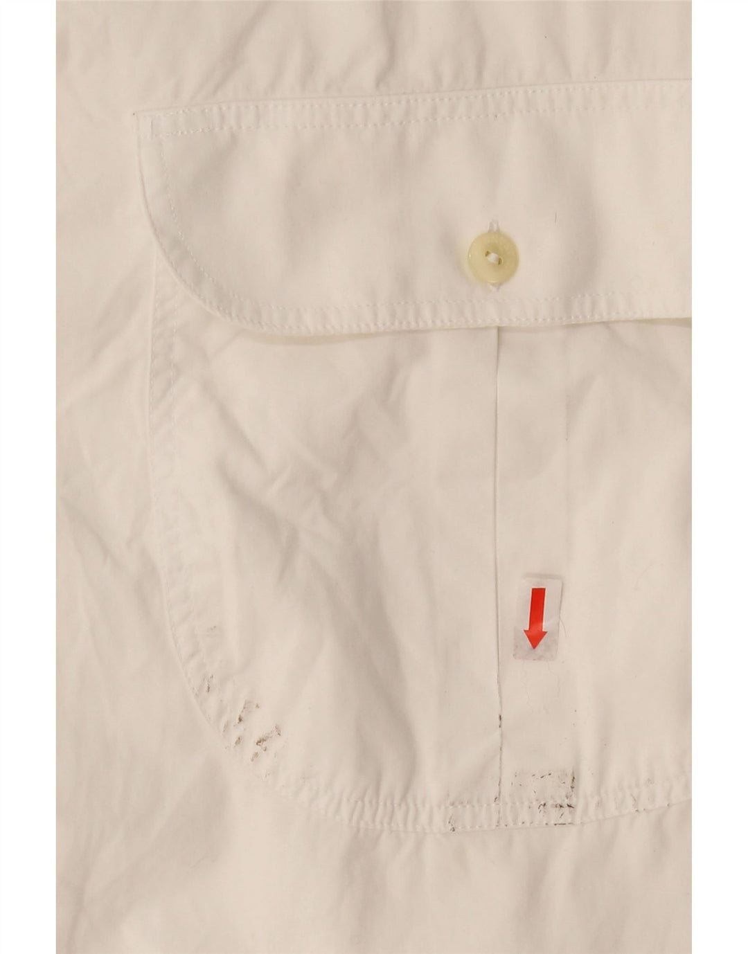 TRUSSARDI JEANS Mens Shirt XL White Cotton Vintage Trussardi Jeans and Second-Hand Trussardi Jeans from Messina Hembry 