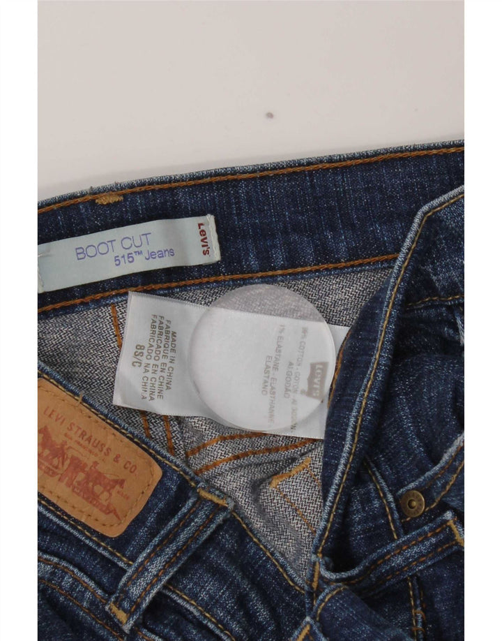 Blugi Levi's 515 Bootcut pentru femei US 8 Medium W32 L29 Bumbac albastru