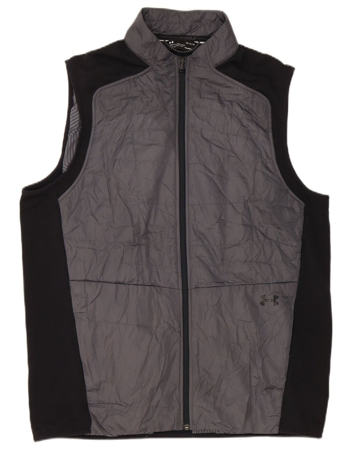 Gilet căptușit pentru bărbați Under Armour UK 40, mare, gri, poliester color bloc