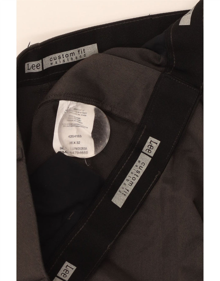 Pantaloni chino cu fixare personalizată LEE pentru bărbați L36 L32 poliester gri