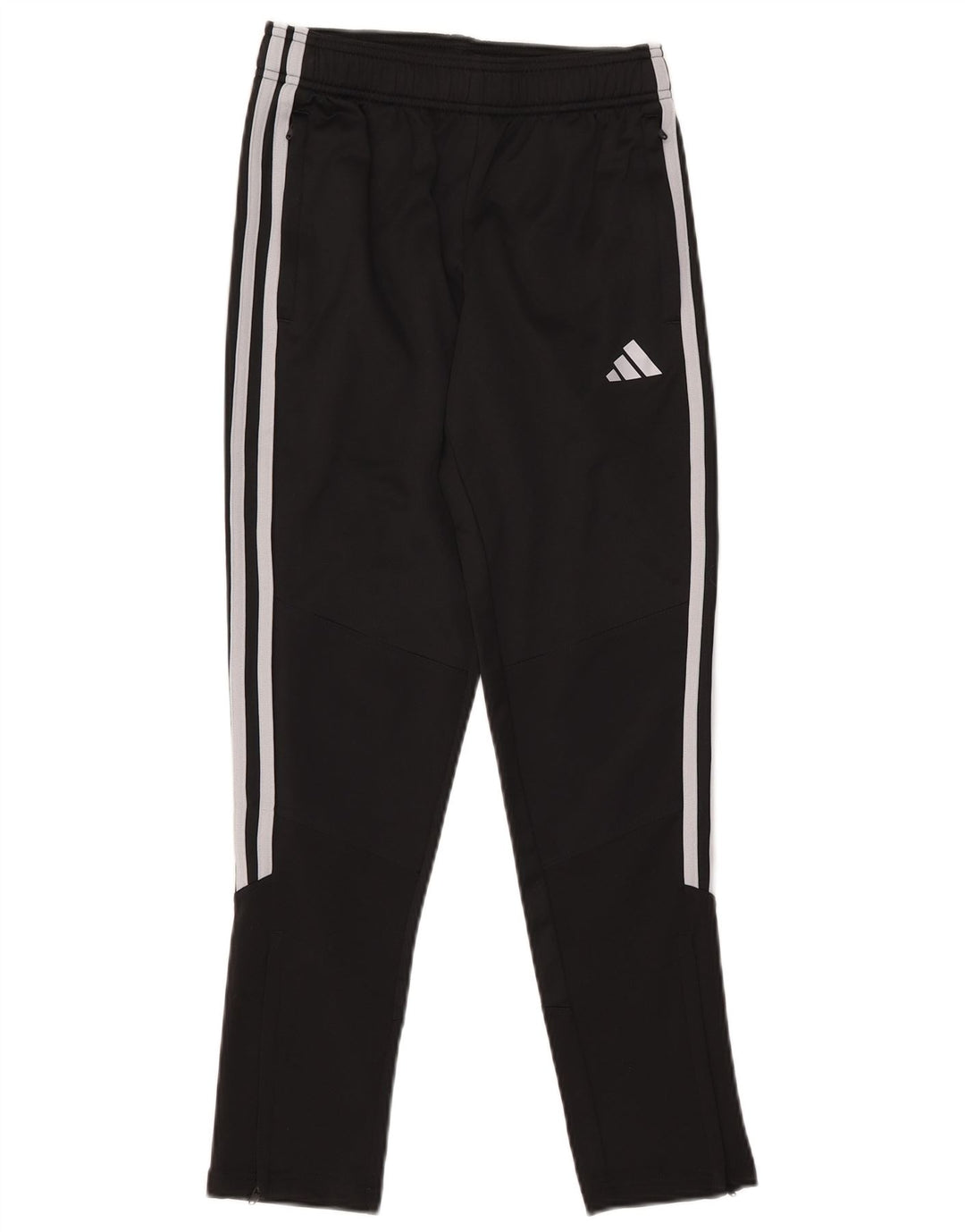 Pantaloni de trening Adidas baieti 11-12 ani poliester negru