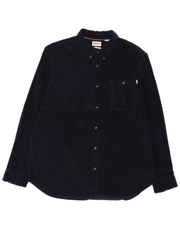 Cămașă Timberland pentru bărbați din velur cu tăiere regulată, 2XL, bleumarin