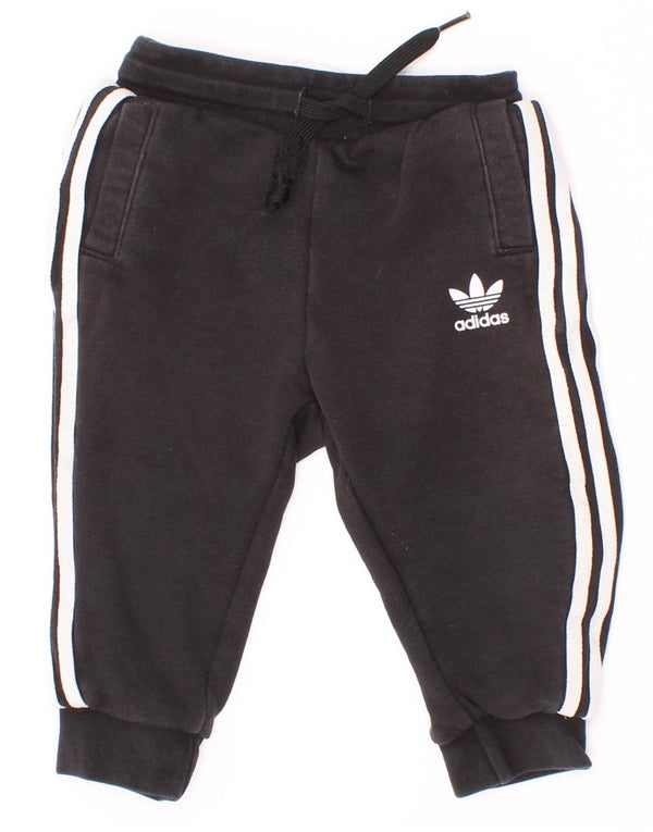 Adidas Baby Boys Joggers Pantaloni Trening 12-18 Luni Bumbac Negru