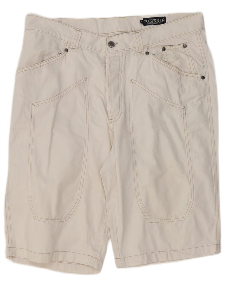 Bermude pentru bărbați Jeckerson W36 Large White