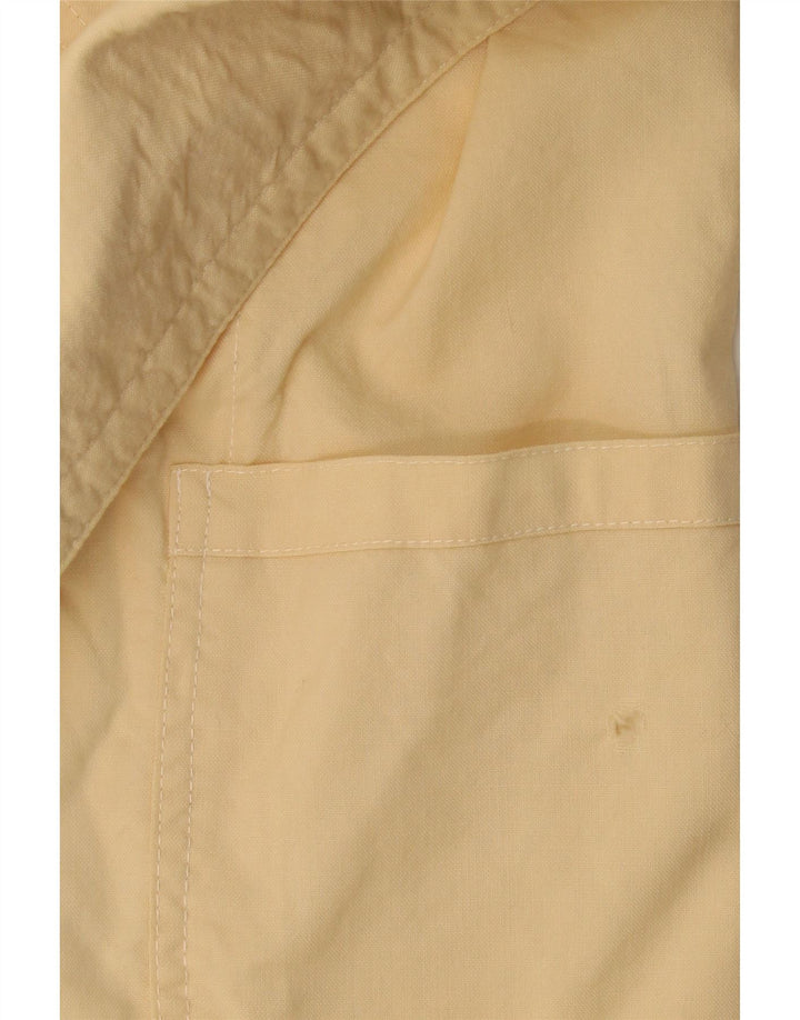 VINTAGE Womens Open Blazer Jacket UK 10 Small Yellow